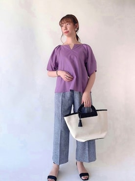 sakiさん（レディース・163cm）の夏コーディネート