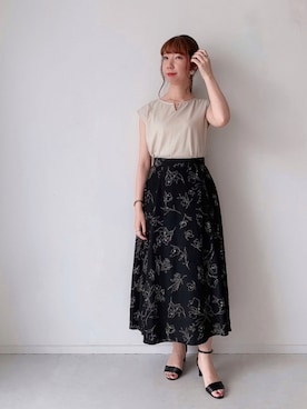 sakiさん（レディース・163cm）の夏コーディネート