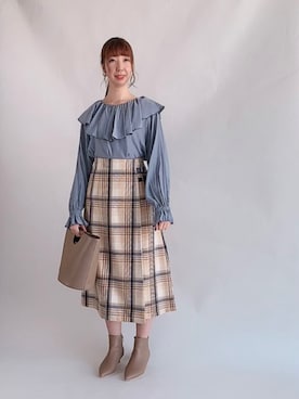 sakiさん（レディース・163cm）の冬コーディネート