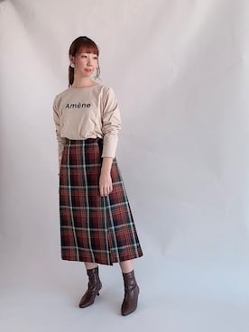 sakiさん（レディース・163cm）の冬コーディネート