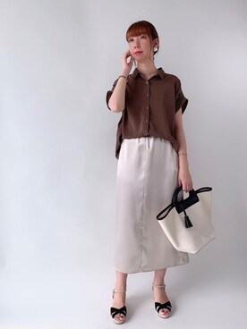 sakiさん（レディース・163cm）の秋コーディネート