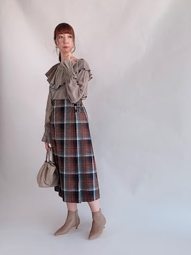 sakiさん（レディース・163cm）の冬コーディネート