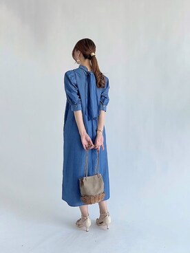 「Te chichi（テチチ）のTストラップサンダル（サンダル）」を使った、sakiさん（レディース・163cm）の秋コーディネート