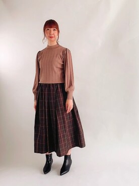 sakiさん（レディース・163cm）の秋コーディネート