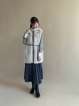 sakiさん（レディース・163cm）の冬コーディネート