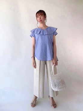 sakiさん（レディース・163cm）の夏コーディネート