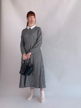 sakiさん（レディース・163cm）の冬コーディネート