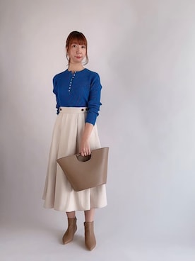 sakiさん（レディース・163cm）の冬コーディネート