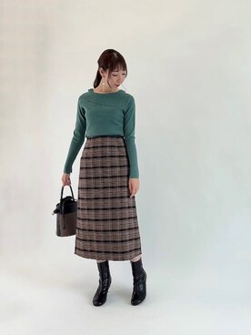sakiさん（レディース・163cm）の秋コーディネート