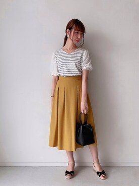 sakiさん（レディース・163cm）の夏コーディネート