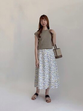 sakiさん（レディース・163cm）の夏コーディネート