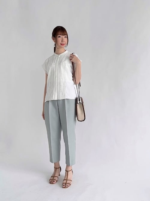 Needles/ニードルズ】ブラウス French Sleeve Blouse R/W Tulip
