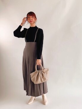 sakiさん（レディース・163cm）の秋コーディネート