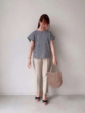 sakiさん（レディース・163cm）の夏コーディネート