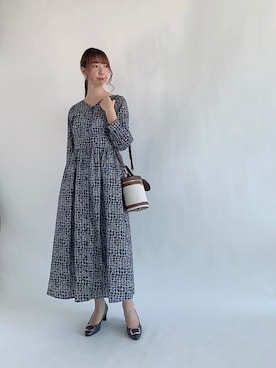 Te Chichi テチチ の リバティプリント前釦ワンピース ワンピース Wear