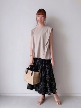 sakiさん（レディース・163cm）の夏コーディネート