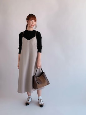 sakiさん（レディース・163cm）の冬コーディネート