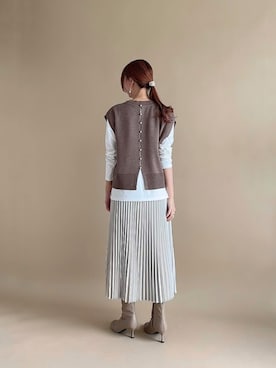 sakiさん（レディース・163cm）の秋コーディネート