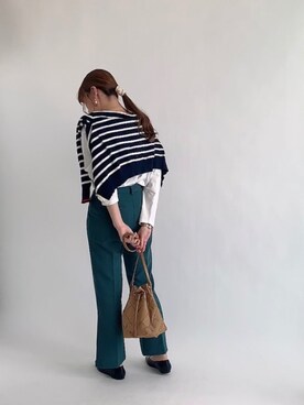 「web限定」｜sakiさん（レディース・163cm）の春コーディネート