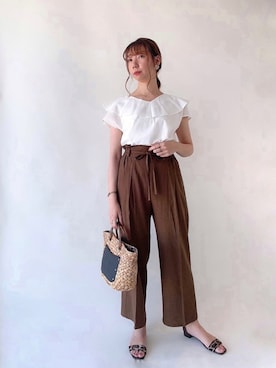 sakiさん（レディース・163cm）の夏コーディネート