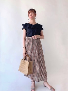 sakiさん（レディース・163cm）の夏コーディネート