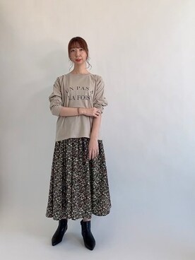 sakiさん（レディース・163cm）の春コーディネート