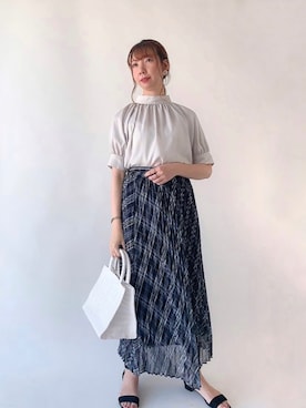 sakiさん（レディース・163cm）の夏コーディネート