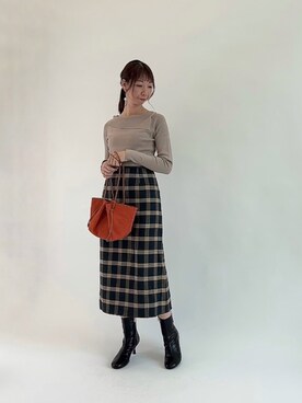 sakiさん（レディース・163cm）の秋コーディネート