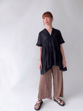 sakiさん（レディース・163cm）の夏コーディネート