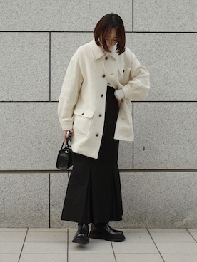 「EMMA LIMBER（エマリンバー）のアイテム」を使った、Rukaさん（レディース・162cm）の春コーディネート