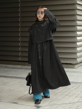 「UN3D.（アンスリード）のアイテム（バッグ）」を使った、Rukaさん（レディース・162cm）の春コーディネート