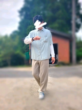 「FACTOTUM（ファクトタム）のアイテム（アクセサリー）」を使った、コータさん（メンズ・175cm）の秋コーディネート