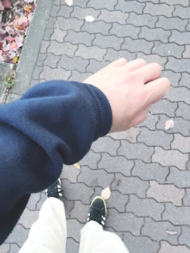 「アイテム（トップス）」を使った、ああああああやからしさん（メンズ・171cm）の秋コーディネート