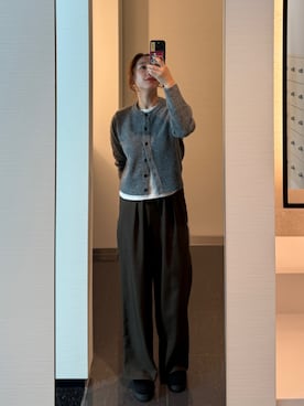 Hiroeさん（レディース・164cm）の冬コーディネート