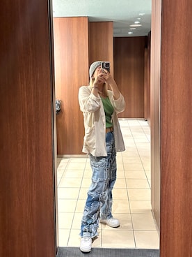 「アイテム（テーラードジャケット）」を使った、Hiroeさん（レディース・164cm）の夏コーディネート