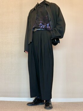 「LAD MUSICIAN（ラッドミュージシャン）のアイテム（その他）」を使った、ゆべしさん（メンズ・184cm）の春コーディネート
