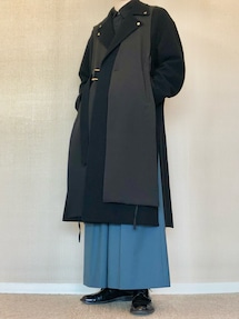 STUDIOUS別注 ライダースタイロッケンコート CULLNI（クルニ）の「STUDIOUS別注 ライダースタイロッケン