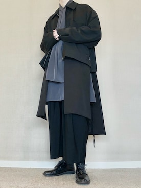 「act'm（アクトム）のアイテム（ブルゾン）」を使った、ゆべしさん（メンズ・184cm）の冬コーディネート