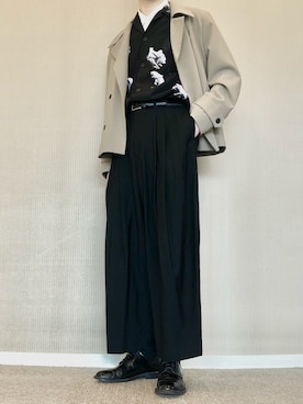 「LAD MUSICIAN（ラッドミュージシャン）のアイテム（その他）」を使った、ゆべしさん（メンズ・184cm）の秋コーディネート
