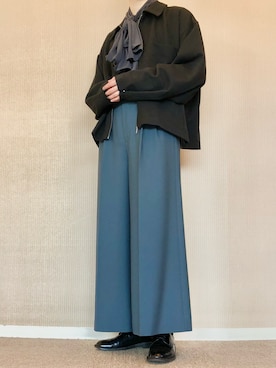 「act'm（アクトム）のアイテム（ブルゾン）」を使った、ゆべしさん（メンズ・184cm）の春コーディネート