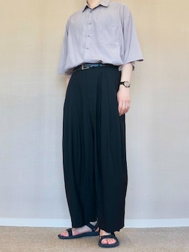 「LADMUSICIAN」｜ゆべしさん（メンズ・184cm）の夏コーディネート