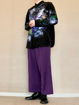 「LAD MUSICIAN（ラッドミュージシャン）のアイテム（その他）」を使った、ゆべしさん（メンズ・184cm）の秋コーディネート