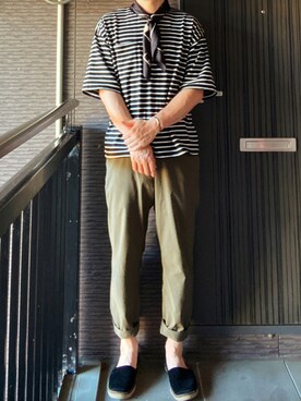 黒カーキ のメンズ人気ファッションコーディネート Wear