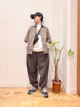 「EKAL（エカル）のアイテム」を使った、Uさん（メンズ・168cm）の春コーディネート