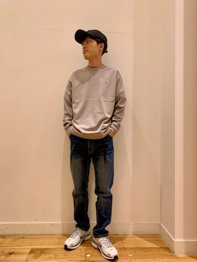 「PENNEYS（ぺニーズ）の『別注』PENNEYS×DOORS　THE FOX 天竺 Long-Sleeve T-Shirts（Tシャツ/カットソー）」を使った、Uさん（メンズ・168cm）の夏コーディネート