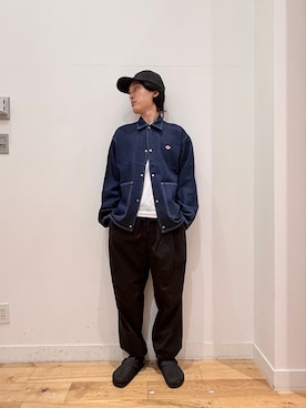「EKAL（エカル）のアイテム」を使った、Uさん（メンズ・168cm）の秋コーディネート