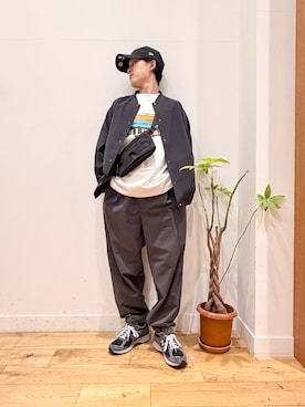 「EKAL（エカル）のアイテム」を使った、Uさん（メンズ・168cm）の春コーディネート