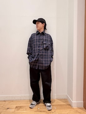 「EKAL（エカル）のアイテム」を使った、Uさん（メンズ・168cm）の秋コーディネート