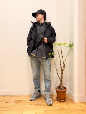 「Snow Peak（スノーピーク）のアイテム」を使った、Uさん（メンズ・168cm）の春コーディネート