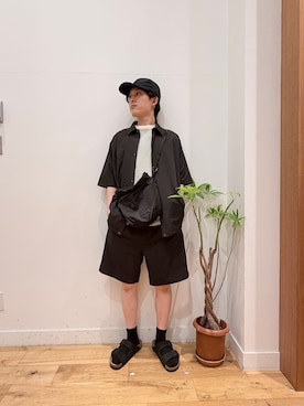「MARMOT（マーモット）のアイテム」を使った、Uさん（メンズ・168cm）の夏コーディネート